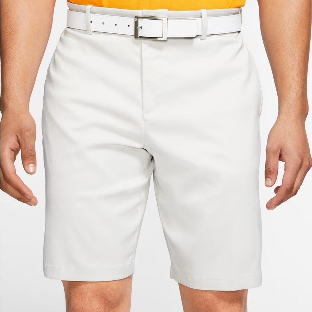 Nike Men's Flat Front White Shorts